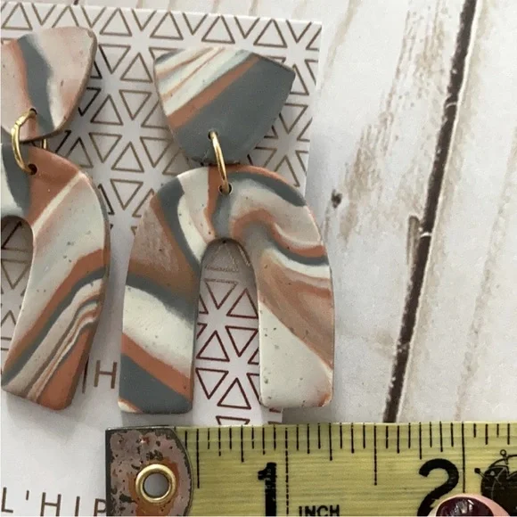 Horseshoe Dangle Earrings - Picture 6 of 6